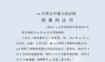 乔某某虚假出资、抽逃出资案（二审）